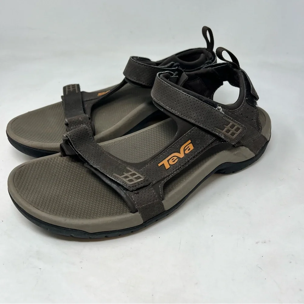 Teva Minam Men’s Size 11 Brown Hiking Trail Sport Sandals Comfort